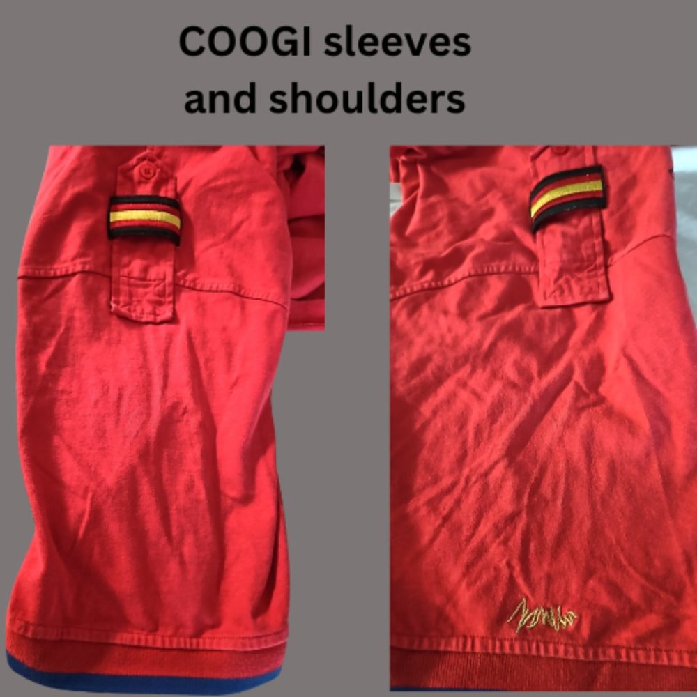 COOGI Red Polo Shirt with Bold Design - Picture 9 of 9